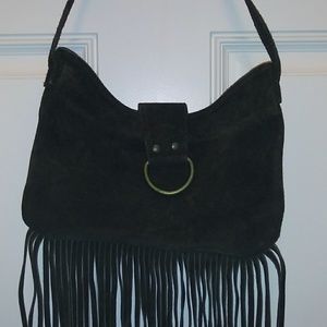 Cool Brown Suede Purse
